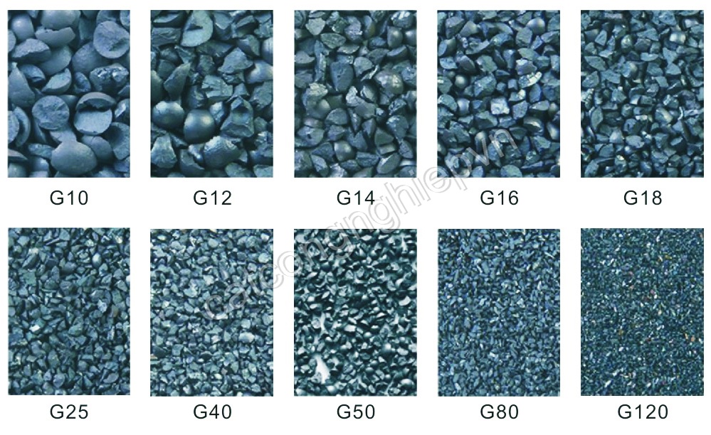 Hạt thép đa góc (Steel Grit)